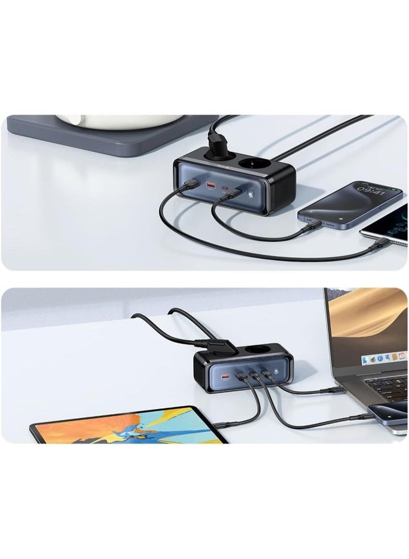 Mcdodo - Power Strip - 6in1 GAN 70W - CH-461 - Black - Image 5